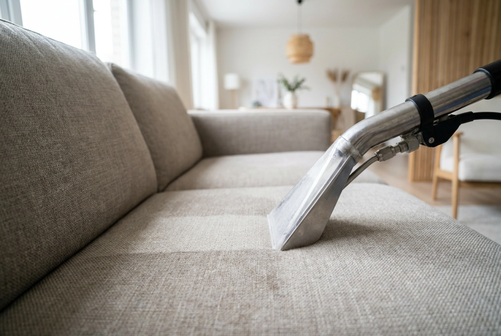 Как да перем тапицерия с прахосмукачка без намокряне на пълнежа