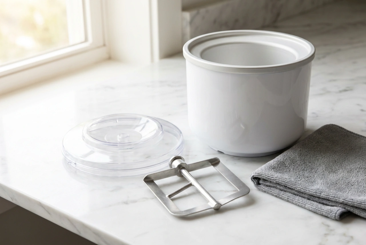 Изпитана техника за почистване на домашна машина за сладолед